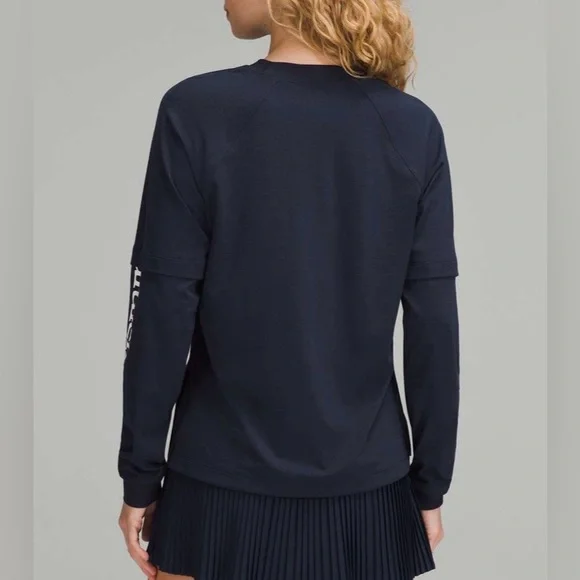 Lululemon Layered Long-Sleeve T-Shirt *Tennis Club
True Navy / White - Picture 3 of 9